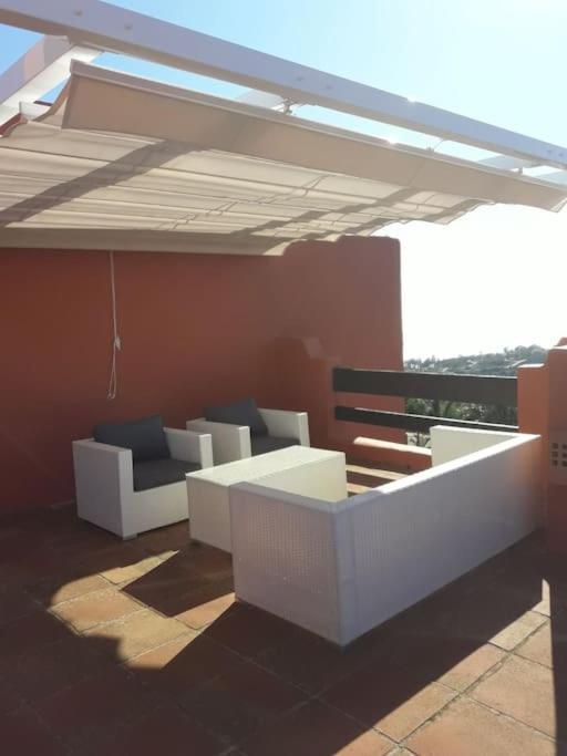 Villa Luxurious Townhouse With Sea Views à Manilva Extérieur photo